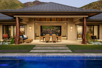 This is an example of a tropical exterior in Hawaii.