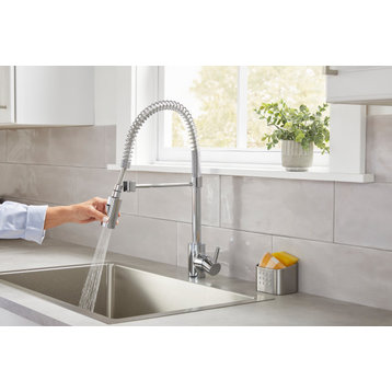 The Foodie Pre-Rinse Kitchen Faucet, Chrome