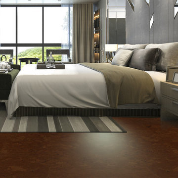 Cork plank flooring - Autumn  Ripple