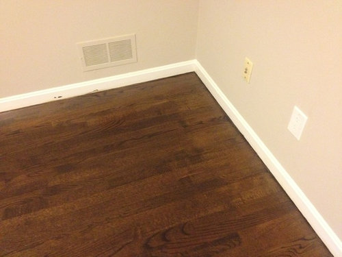 Awful Floor Staining Job, How Do You Clean Badly Stained Vinyl Flooring
