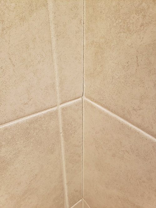 Cracks in shower grout