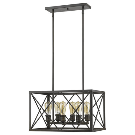 Brooklyn 6-Light Oil-Rubbed Bronze Pendant