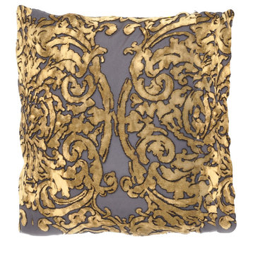 Crest Pillow, Gold
