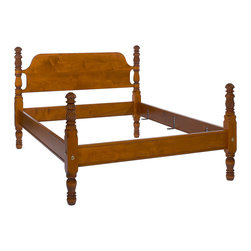 Hope Valley Lowpost Queen Size Bed in Maple - Beds