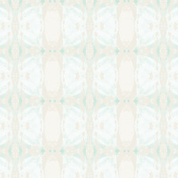 125-5 teal ivory wallpaper - Wallpaper