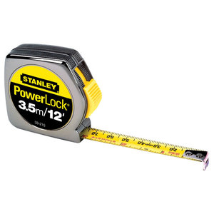 12-Foot Century Drill and Tool 72806 Chrome Tape Measure 