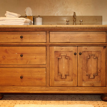Old World Vanity Cabinets: Custom Wood Products