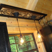 Pendants with Wire Shades