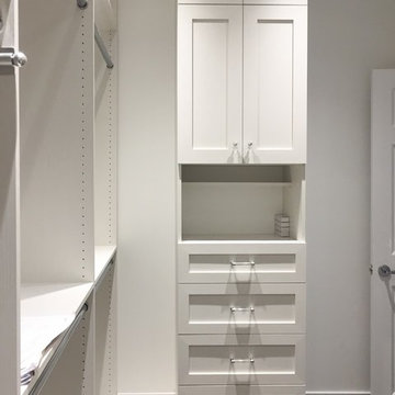 Two Master Bedroom Closets in Latitude East and North, Westport CT
