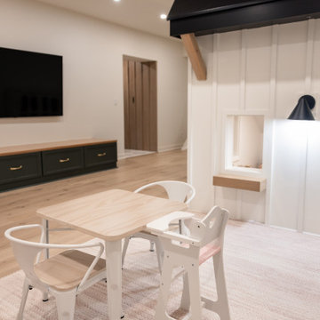 Luxury Basement Remodel with Custom Bar, Wine Display & Wellness Retreat