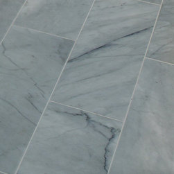 6" x 18" Bianco Venatino Honed Marble - Wall And Floor Tile