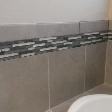 MASTER BATHROOM - Mosaic Accent Band Redo