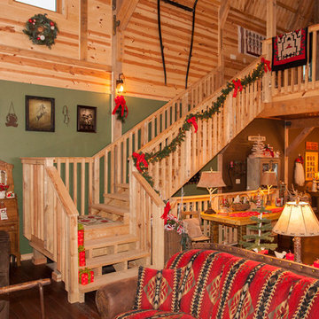 Holiday Gambrel Barn Home