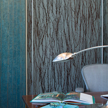 Traditional (with a twist) Home Office.