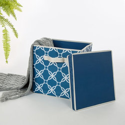 Glitzhome - Foldable Oxford Storage Bin With Lid - Storage Bins And Boxes
