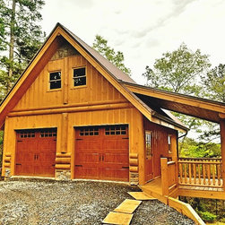 Transformation Project: Detached Garage Hybrid Log/Stick Frame - Products