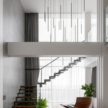 Penthouse interior design "CUBE-33"