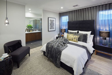 Example of a bedroom design in Perth