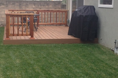 Example of a classic deck design in Los Angeles