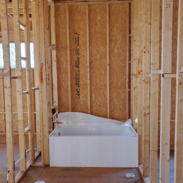 Plumbing rough in continues