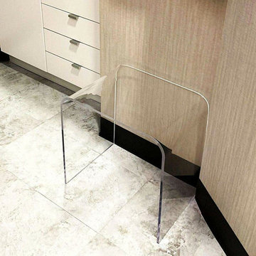 Clear Acrylic Lucite Ottomans & Stools