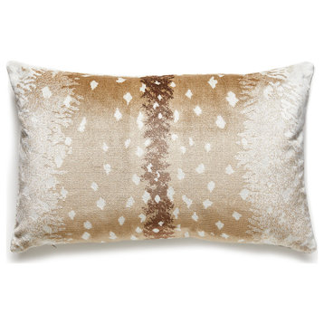 Antelope Lumbar Pillow, Sahara, 22" X 14"