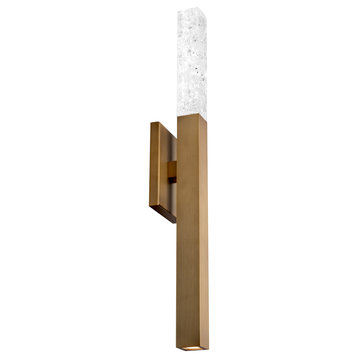 Modern Forms WS-68026 Minx 2 Light 26" Tall LED Wall Sconce - Aged Brass