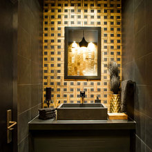 Downstairs powder room
