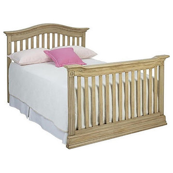Baby Cache Montana Traditional Wood Full Bed Conversion Kit in Driftwood
