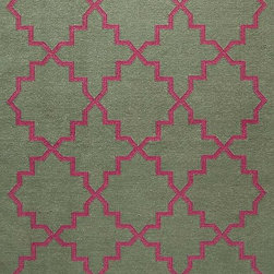 Cotton Dhurrie 557 Grass - Rugs