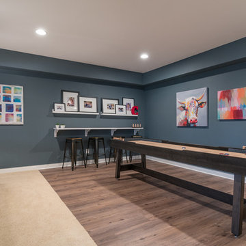 Family Friendly Family Room and Basement