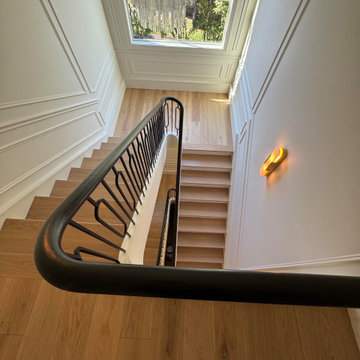 Project #134 | Straight Staircase with Elliptical Stringer