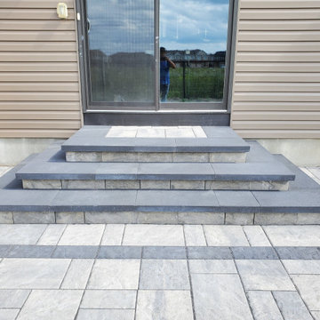 interlock patio and steps