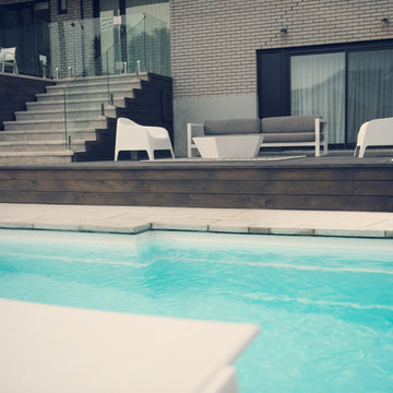 Modern Backyard in Hampstead