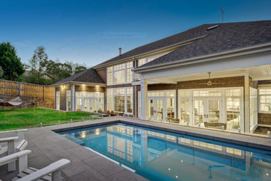 Design ideas for a transitional pool in Melbourne.