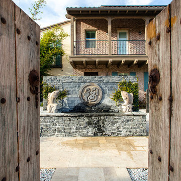 West Covina Outdoor Zen Garden Reflecting Pool