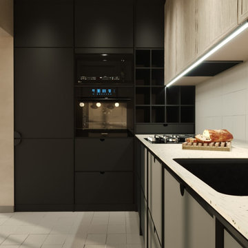 Modern & Retro Kitchen