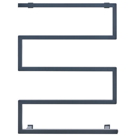 Voltaire 5-Bar Electric Towel Warmer, Matte Black