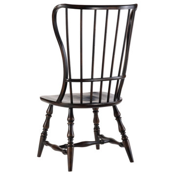 Sanctuary Spindle Side Chair, Ebony