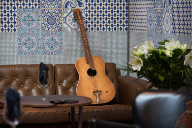 Example of an eclectic home design design in Amsterdam