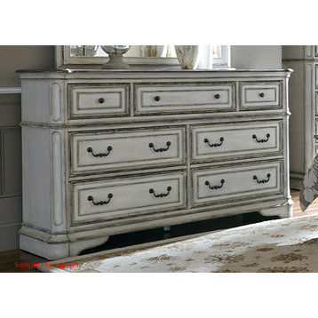 Emma Mason Signature Selecta Reid Seven Drawer Dresser in Antique White