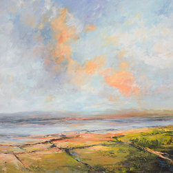 "Orange Light" oil, 24"x24" by Deborah Randall - Products