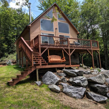 Landslide from Water & Soil Erosion Backyard Transformation
