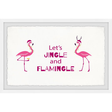 "Let's Jingle" Framed Painting Print, 18x12