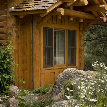 Rustic Elegance - Log Siding & Timber Home