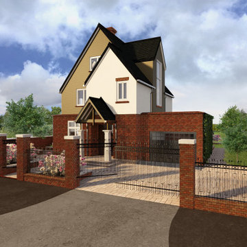 Concepturаl visual renders of private house / Nottinghamshire / England / the UK