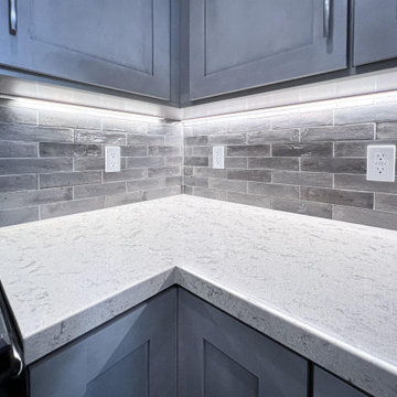 Grey Kitchen Remodel in West Fort Worth TX