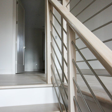 Project #66 | Modern Staircase with Twin Metal Stringers