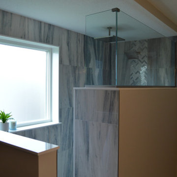 Gleason Farms Owner's Bath with Walk-in Shower