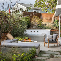 Backyard Jacuzzi by Falling Waters Landscape - Products
